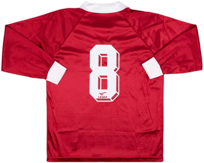 1994-95 Salernitana Match Issue Home L/S Shirt #8