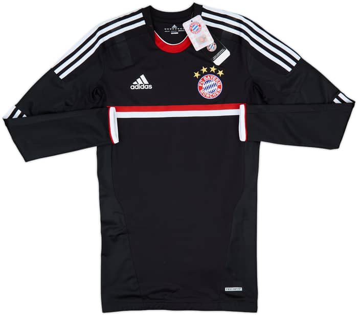 2011-12 Bayern Munich Player Issue TechFit Third L/S Shirt Muller #25 (M)