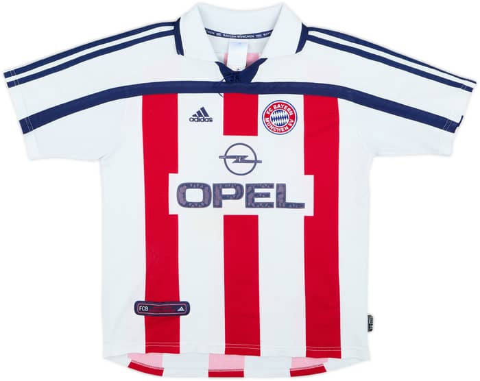 2000-01 Bayern Munich Away Shirt Elber #9 - 6/10 - (L.Boys)