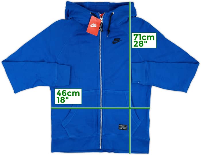 2013-14 Inter Milan Nike Hooded Zip Top (S)