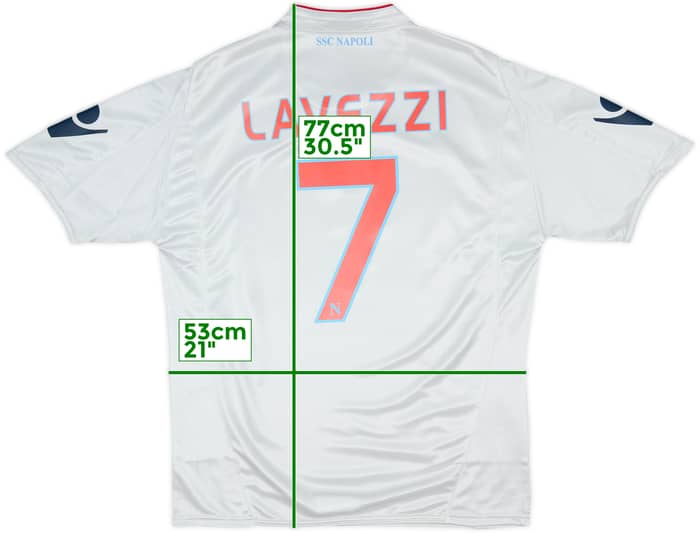 2009-10 Napoli Basic Away Shirt Lavezzi #7 (L)
