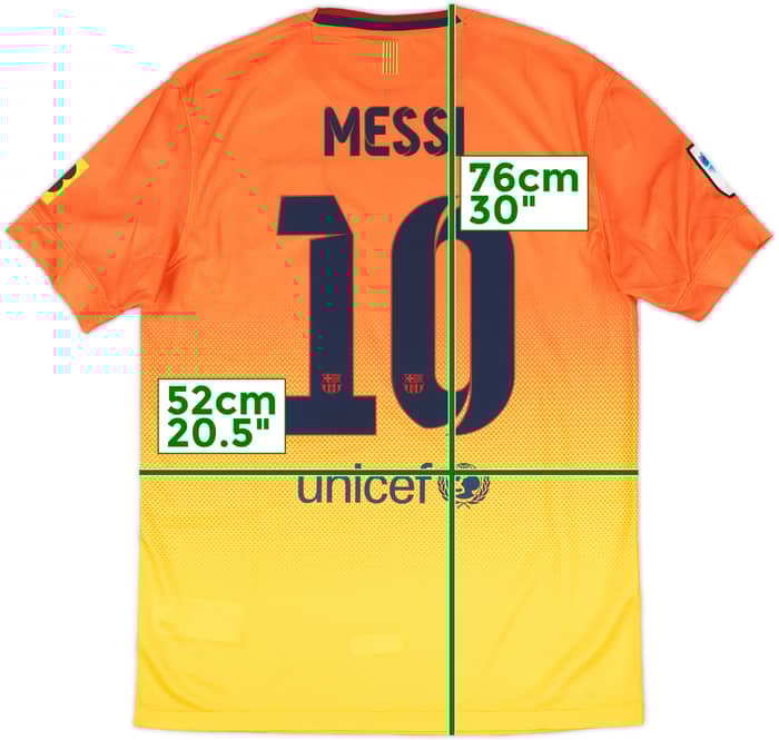 2012-13 Barcelona Away Shirt Messi #10 (M)