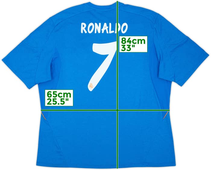2013-14 Real Madrid Away Shirt Ronaldo #7 (XXL)