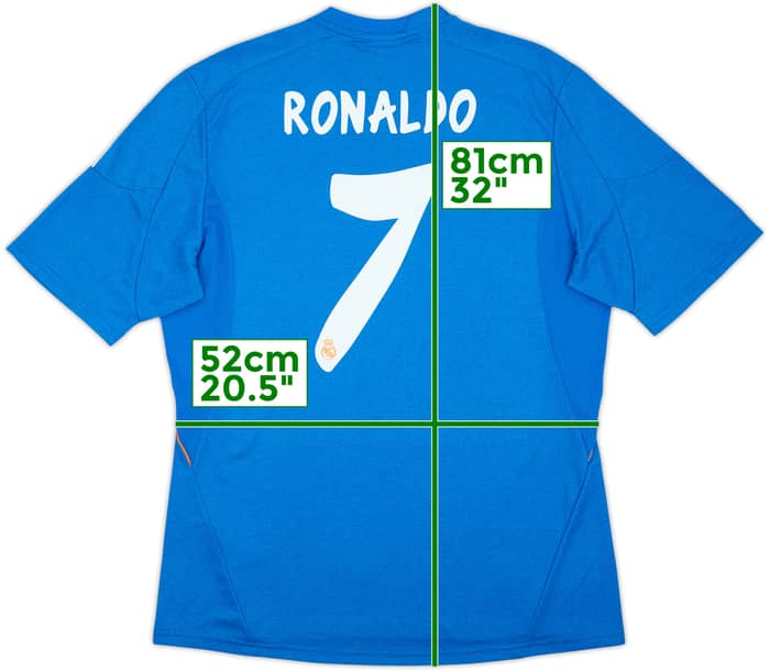 2013-14 Real Madrid Away Shirt Ronaldo #7 (L)