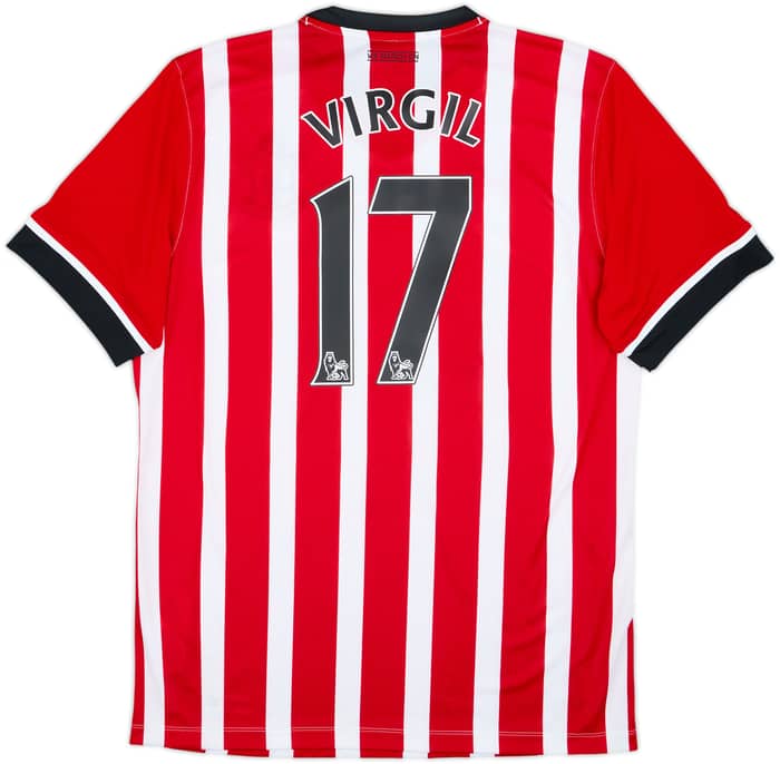 2016-17 Southampton Home Shirt Virgil #17 (XL)