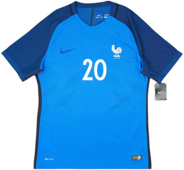 2016-17 France Authentic Home Shirt Mbappe #20 (XL)