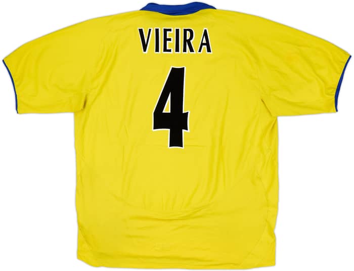 2003-05 Arsenal Away Shirt Vieira #4 - 5/10 - (XXL)