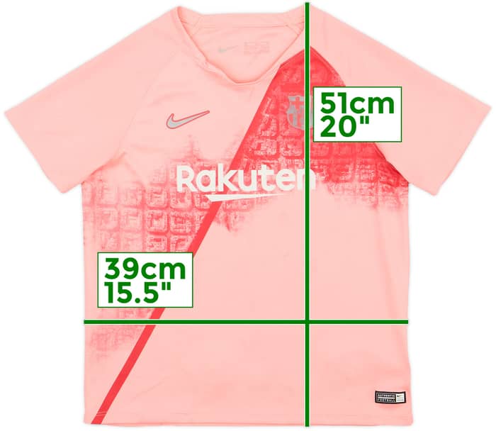 2018-19 Barcelona Third Shirt - 4/10 - (S.Boys)