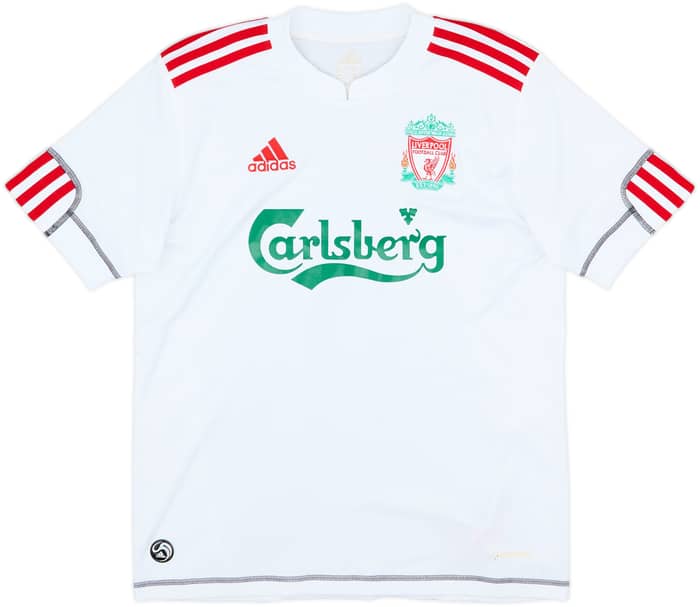 2009-10 Liverpool Third Shirt Gerrard #8 - 8/10 - (XL.Boys)