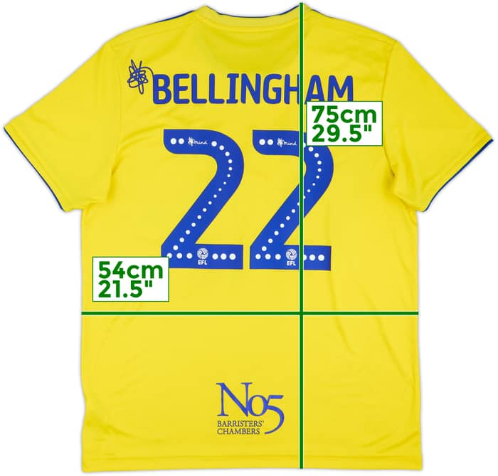2018-19 Birmingham City Away Shirt Bellingham #22 - 8/10 - (S)