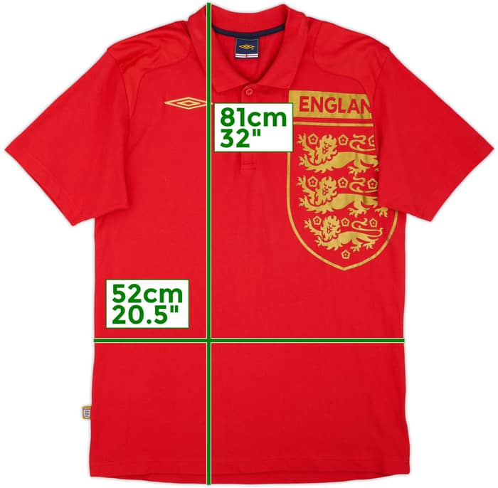 2004-06 England Umbro Polo Shirt - 8/10 - (L)