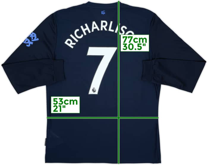2019-20 Everton Third L/S Shirt Richarlison #7 - 8/10 - (XL)