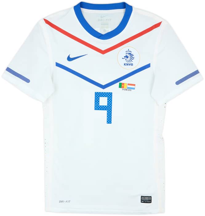 2010-11 Netherlands Player Issue Away Shirt V.Persie #9 - 5/10 - (S)