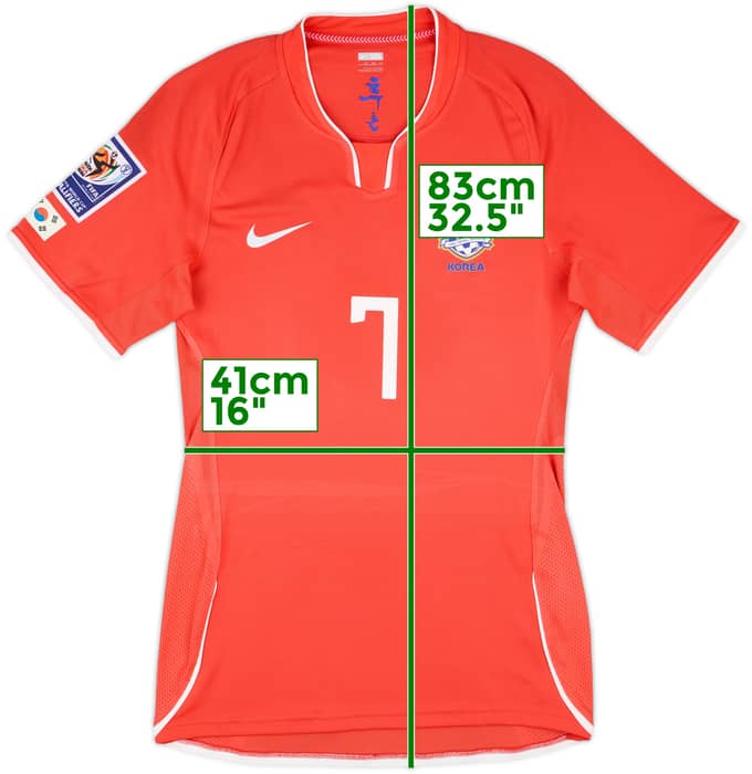 2008-10 South Korea Player Issue Home Shirt #7 - 8/10 - (XXL)