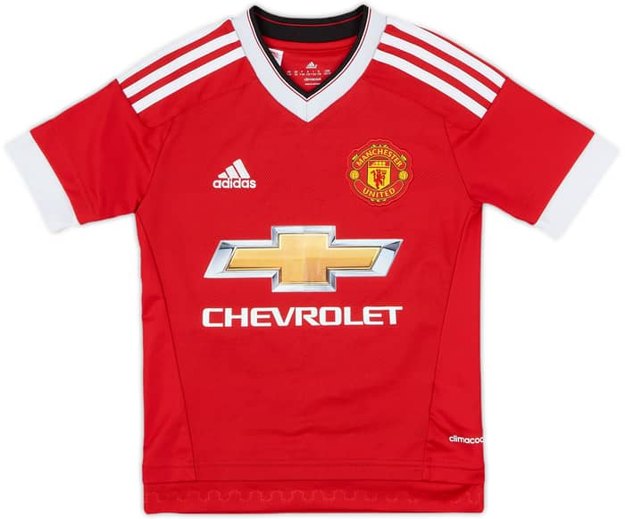 2015-16 Manchester United Home Shirt Rooney #10 - 9/10 - (S.Boys)