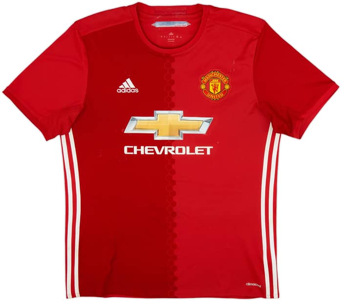 2016-17 Manchester United Home Shirt Smalling #12 - 5/10 - (L)