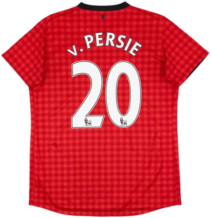 2012-13 Manchester United Home Shirt v.Persie #20 - 9/10 - (Women's L)