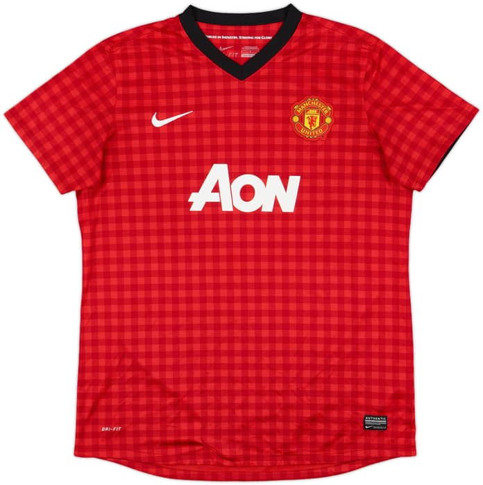2012-13 Manchester United Home Shirt v.Persie #20 - 9/10 - (Women's L)