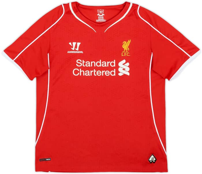 2014-15 Liverpool Home Shirt Gerrard #8 - 8/10 - (S.Boys)
