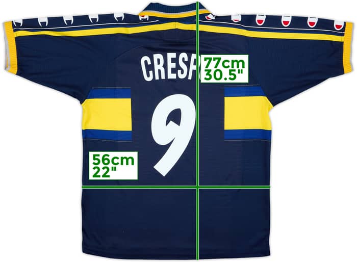 1999-00 Parma Third Shirt Crespo #9 - 7/10 - (XL)