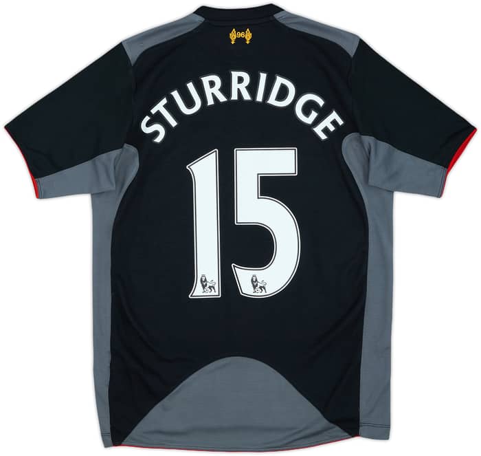 2012-13 Liverpool Away Shirt Sturridge #15 - 8/10 - (XL.Boys)