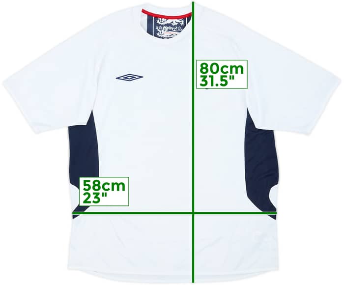 2004-06 England Umbro Training Shirt - 6/10 - (XL)