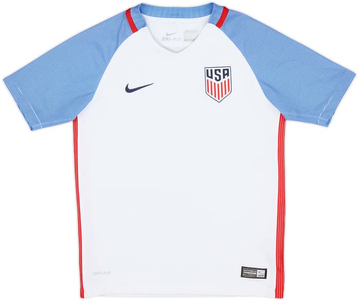 2016-17 USA Home Shirt - 8/10 - (S.Boys)