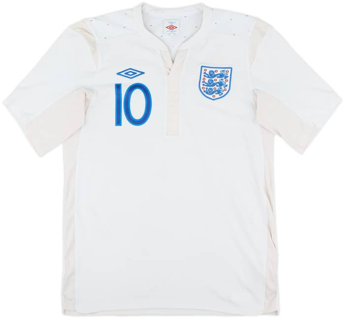 2010-11 England Home Shirt Rooney #10 - 6/10 - (M)