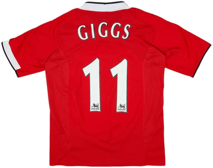2004-06 Manchester United Home Shirt Giggs #11 - 6/10 - (S)