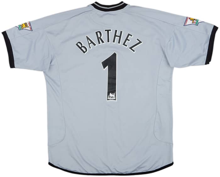 2001-02 Manchester United Centenary GK S/S Shirt Barthez #1 - 6/10 - (M)