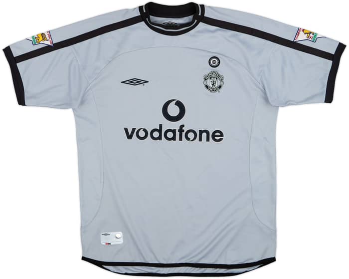 2001-02 Manchester United Centenary GK S/S Shirt Barthez #1 - 6/10 - (M)
