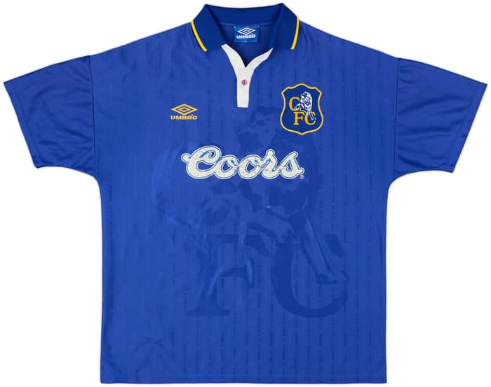 1995-97 Chelsea Home Shirt #9 - 5/10 - (XL)