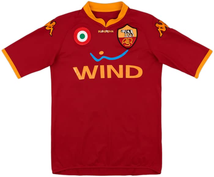 2008-09 Roma Home Shirt Totti #10 - 7/10 - (M)