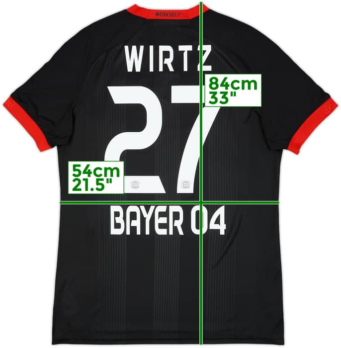 2020-21 Bayer Leverkusen Home Shirt Wirtz #27 - 10/10 - (XL)