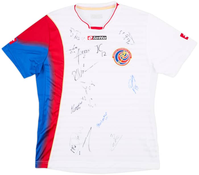 2012 Costa Rica Squad Signed Away Shirt - 7/10 - (S)
