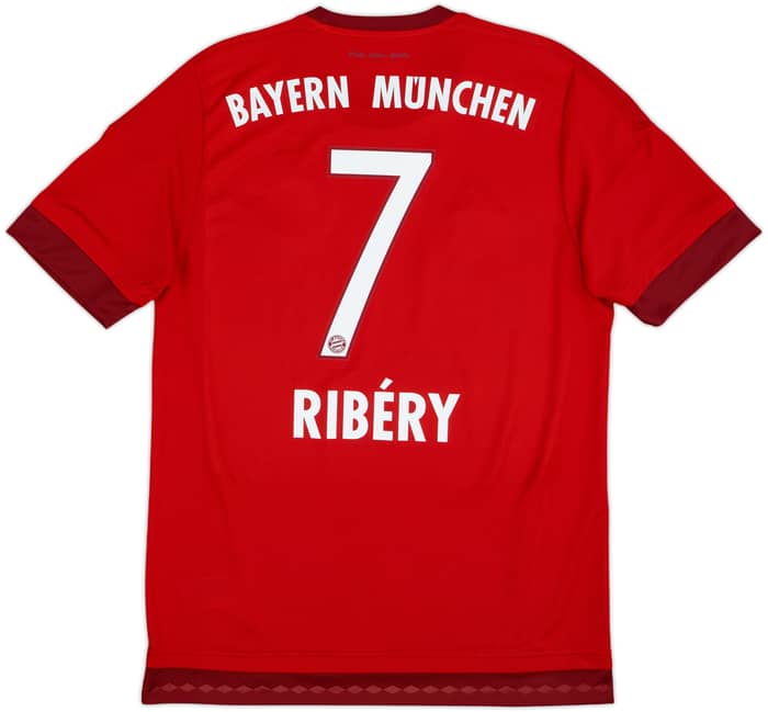 2015-16 Bayern Munich Home Shirt Ribery #7 - 10/10 - (M)