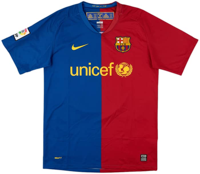 2008-09 Barcelona Home Shirt A.Iniesta #8 - 8/10 - (S)