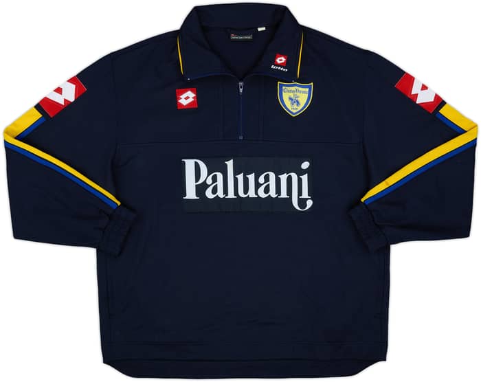 2005-06 Chievo Verona Lotto 1/4 Zip Training Top - 8/10 - (XXL)