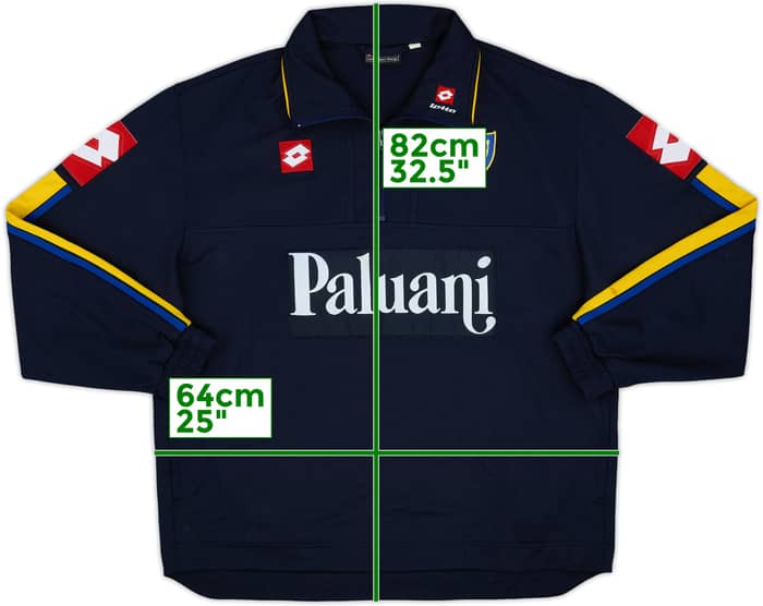 2005-06 Chievo Verona Lotto 1/4 Zip Training Top - 8/10 - (XXL)