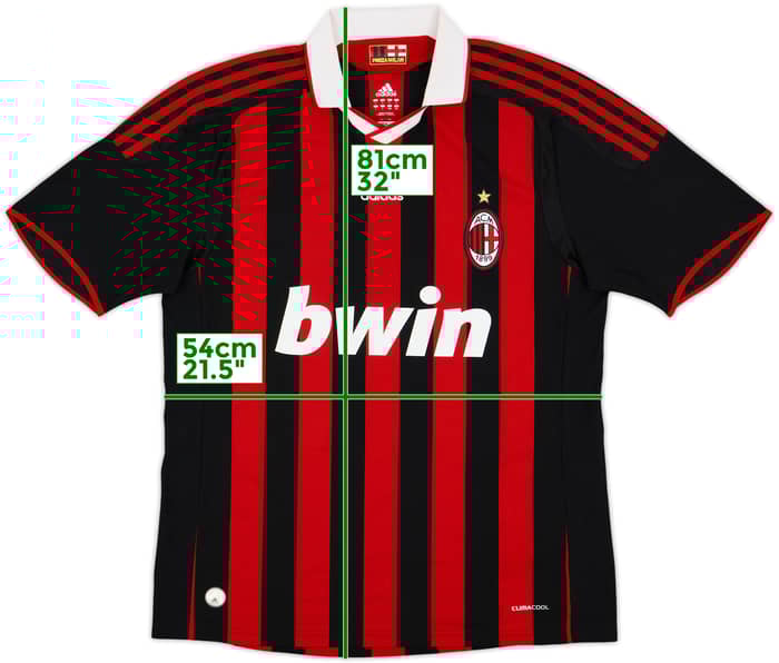 2009-10 AC Milan Home Shirt #4 - 6/10 - (L)
