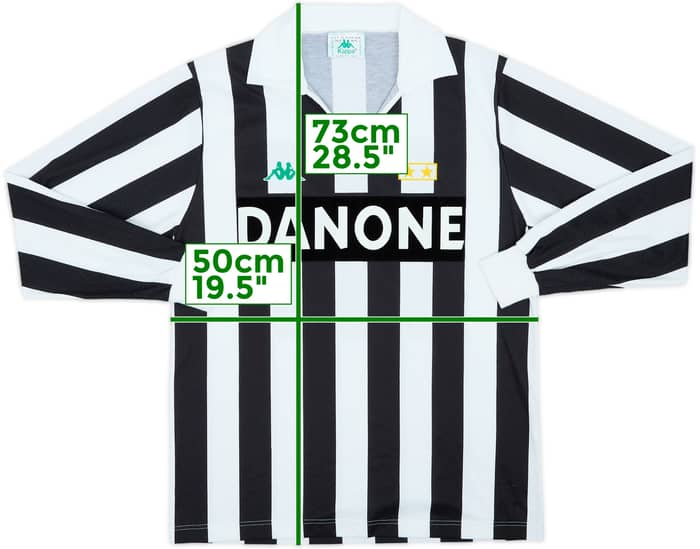 1992-94 Juventus Basic Home L/S Shirt #10 - 6/10 - (M)