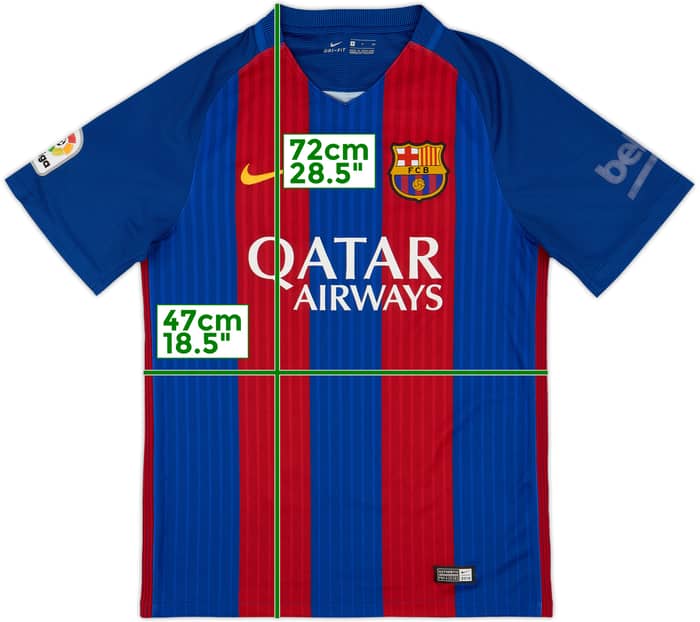 2016-17 Barcelona Home Shirt - 5/10 - (S)