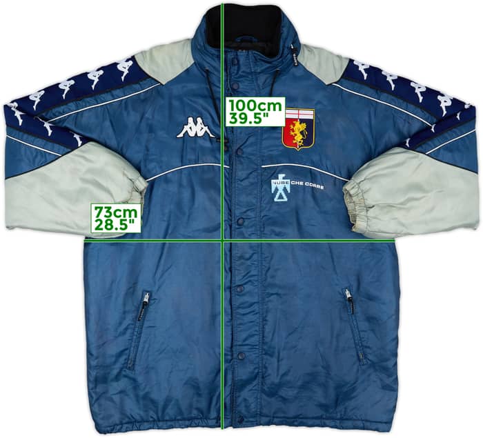 2000-01 Genoa Kappa Padded Bench Coat - 8/10 - (XXL)