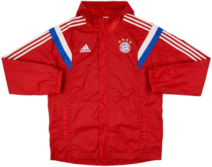2014-15 Bayern Munich adidas Hooded Track Jacket - 6/10 - (L)