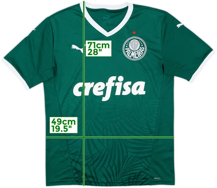 2022 Palmeiras Home Shirt - 8/10 - (M)