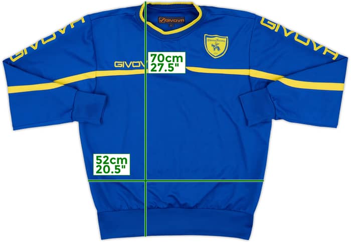 2018-19 Chievo Verona Givova Sweat Top - 8/10 - (L)