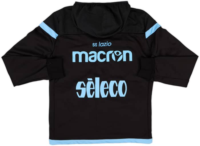 2016-17 Lazio Macron Hooded Track Jacket - 9/10 - (M)