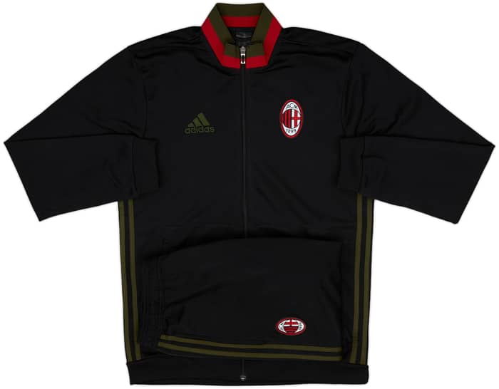 2016-17 AC Milan adidas Tracksuit - 8/10 - (M)