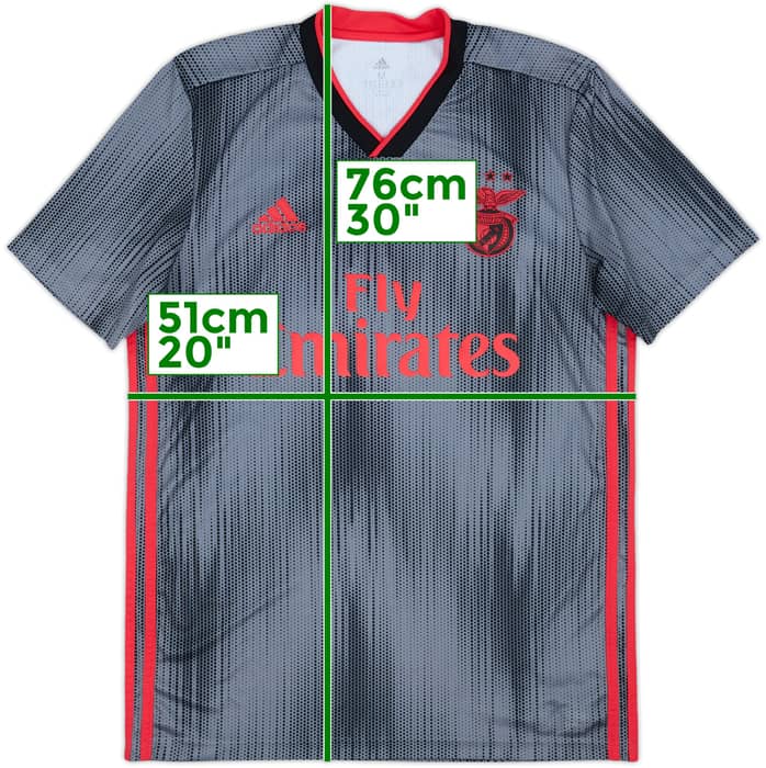 2019-20 Benfica Away Shirt - 8/10 - (M)
