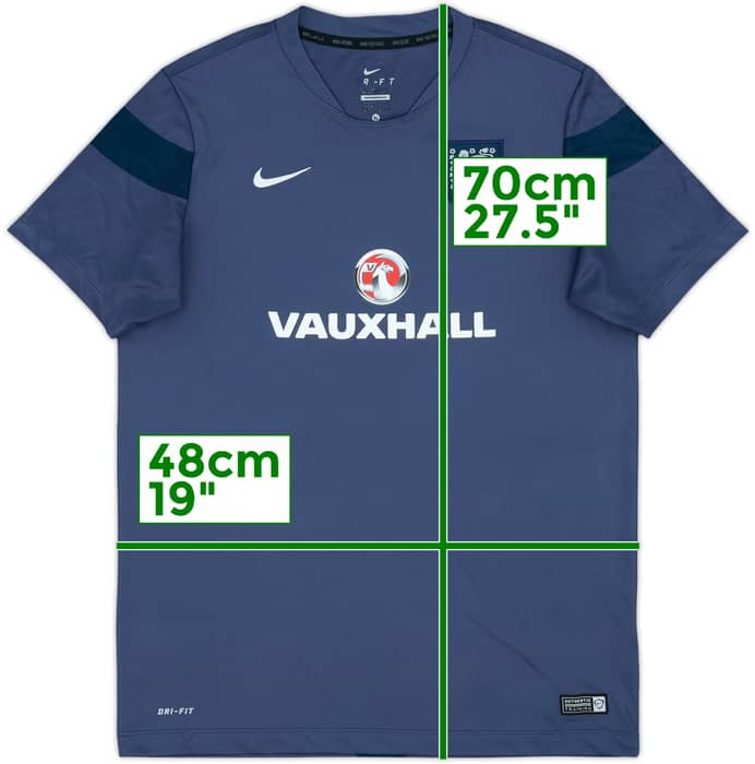 2014-15 England Nike Training Shirt - 8/10 - (XL.Boys)